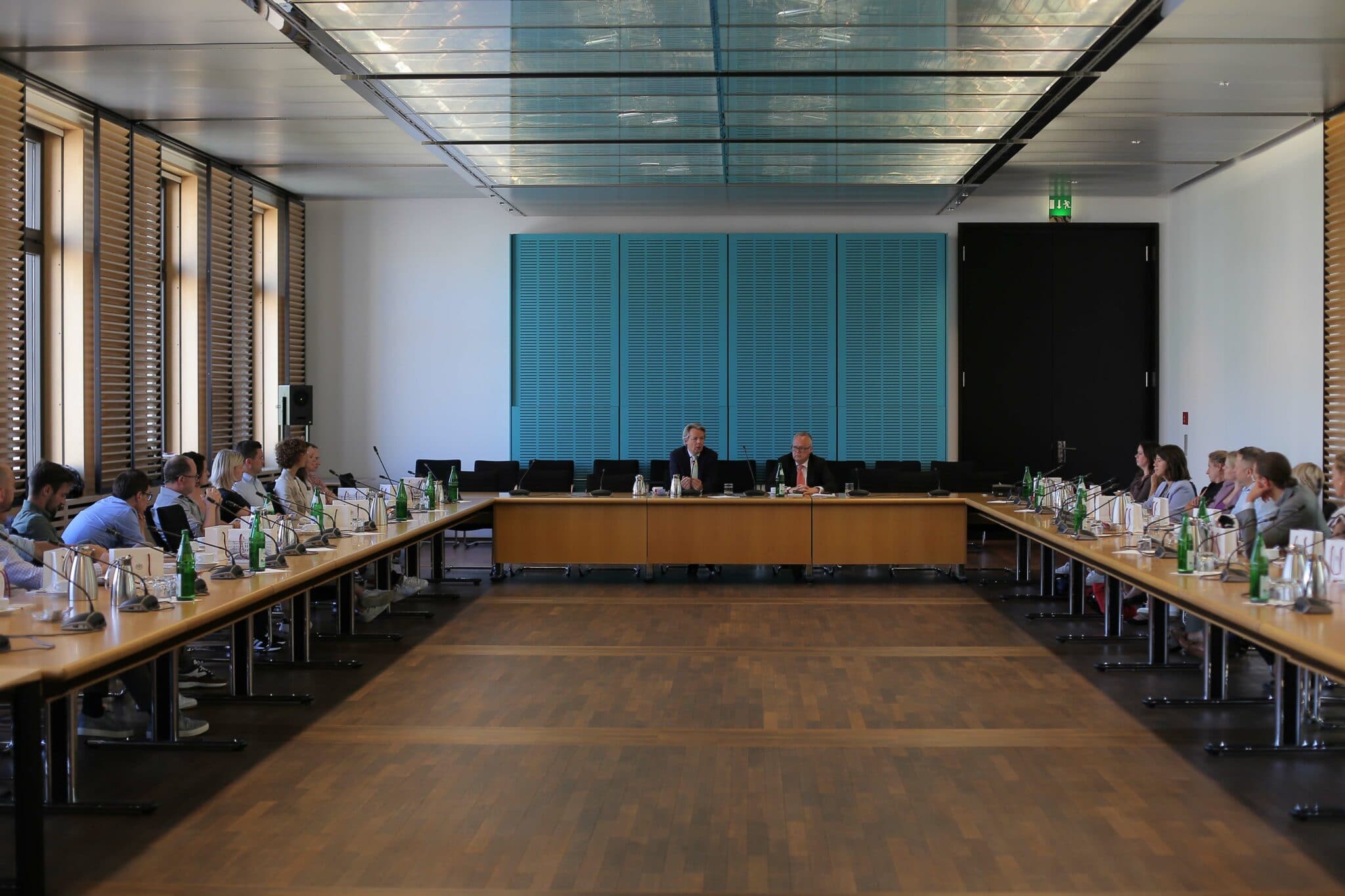 Zu Gast im Bundesrat beim stellvertretenden Direktor Dr. Georg Kleeman. (Foto: Anelienne)